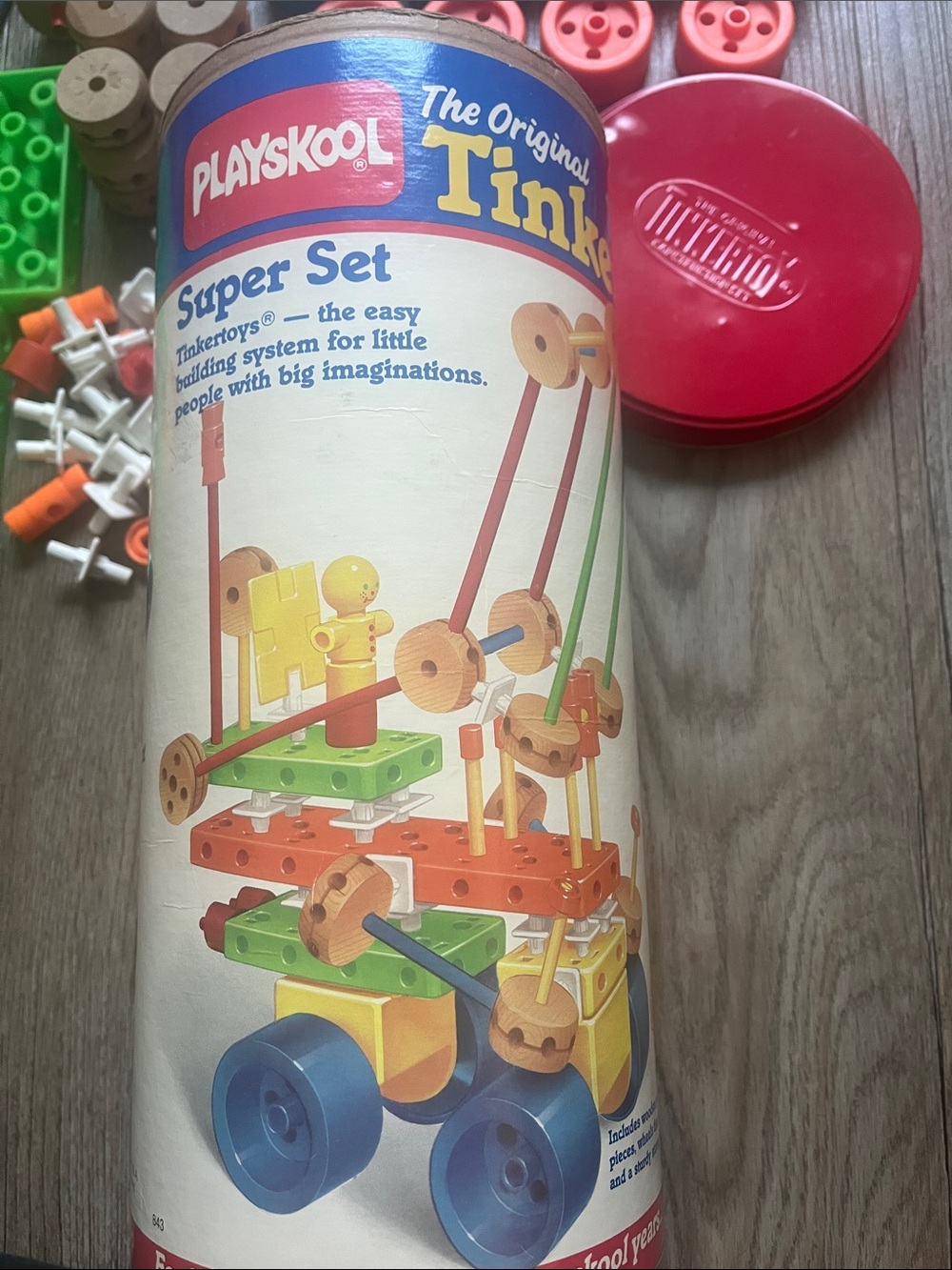 The Original Classic Playskool Tinkertoy Building Set - Multicolor - Picture 4 of 5